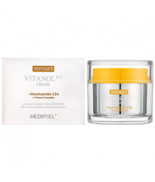 Ліфтінг-крем з пептидами та 12% ніацинаміду Peptide 9 Vitanol Pro Cream Medi-Peel, 50  мл