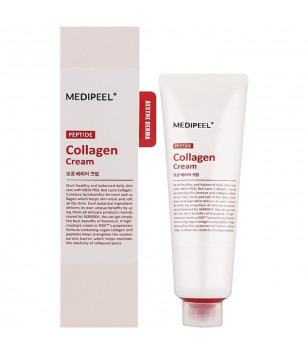 Захисний крем для обличчя Red Lacto Peptide Collagen Barrier Cream Medi-Peel, 80  мл