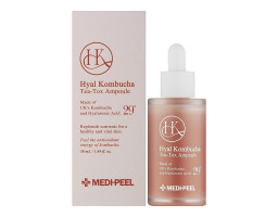 Відновлююча сироватка для зміцнення та заспокоєння шкіри з комбучею Liposome Hyal Kombucha Tea-Tox Ampoule Med