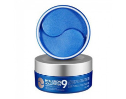 Гідрогелеві патчі глибокого зволоження з пептидами Hyaluron Aqua Peptide 9 Ampoule Eye Patch Medi Peel, 60шт