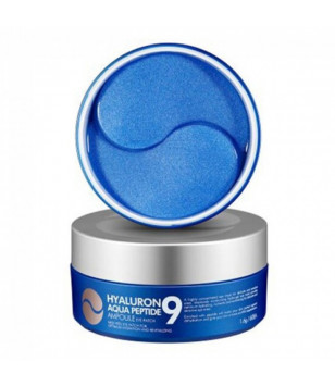 Гідрогелеві патчі глибокого зволоження з пептидами Hyaluron Aqua Peptide 9 Ampoule Eye Patch Medi Peel, 60шт