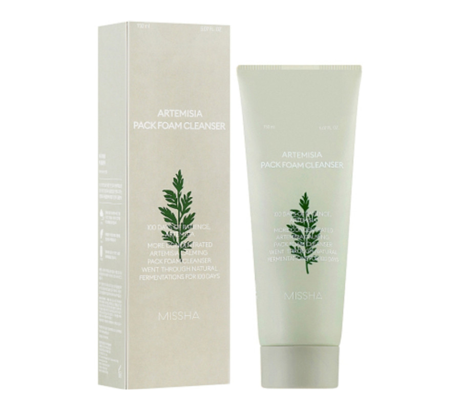 Пінка для обличчя з полином Artemisia Calming Pack Foam Cleanser MISSHA, 150 мл