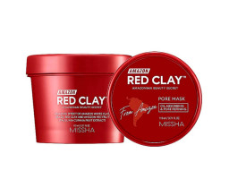 Маска для обличчя на основі червоної глини Amazon Red Clay Pore Mask MISSHA, 110 мл