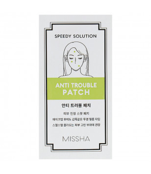 Набор лечебных патчей для борьбы с акне Speedy Solution Anti Trouble Patch Set Missha, 8 шт
