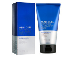 Missha Mens Cure Shave To — очищающая пена для лица, 150 мл