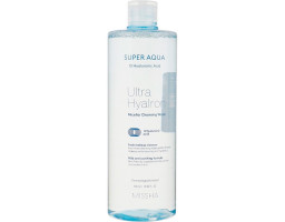 Missha Super Aqua Ultra Hyalon Micellar Cleansing Water — зволожувальна міцелярна вода, 500 мл