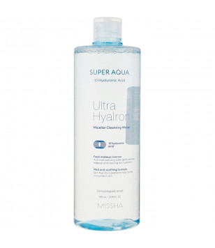 Зволожувальна міцелярна вода Missha Super Aqua Ultra Hyalon Micellar Cleansing Water, 500 мл