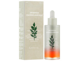 Missha Artemisia Calming Ampoule — успокаивающая ампула для лица с экстрактом полыни, 50 мл