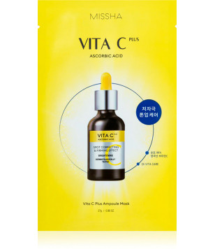 Ампульная маска для лица с витамином С Missha Vita C Plus, 27 г