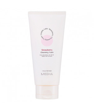 Очищуюча піна для вмивання Полуниця Creamy Latte Missha, 172 мл