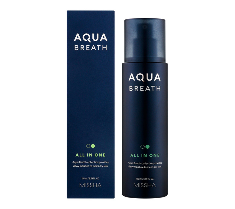 Missha Aqua Breath — есенція-крем для обличчя для чоловіків, 195 мл