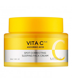 Нічний крем-маска для обличчя з вітаміном С Missha Vita C Plus Sleeping Pack Cream, 50 мл