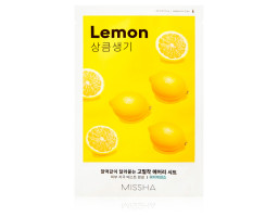 Missha Airy Fit Lemon Sheet Mask — маска для лица с лимоном, 19 г