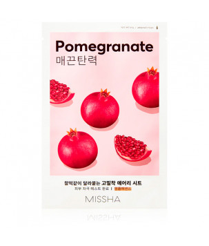 Маска для обличчя гранат Airy Fit Pomegranate Sheet Mask Missha, 19 г