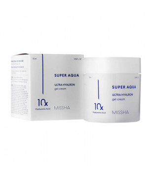 Зволожуючий гель-крем для обличчя Super Aqua Ultra Hyalron Gel Cream MISSHA, 70 мл