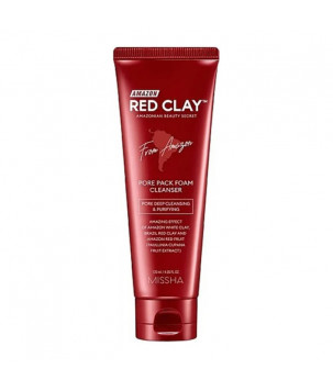 Пінка для вмивання Amazon Red Clay Pore Pack Foam Cleanser MISSHA, 120 мл