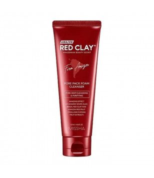 Пінка для вмивання Amazon Red Clay Pore Pack Foam Cleanser MISSHA, 120 мл