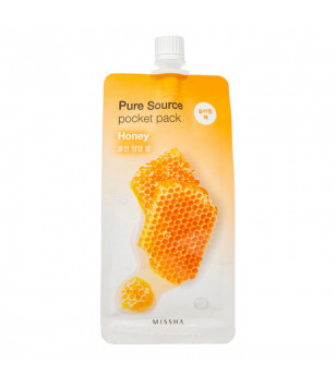 Ночная маска для лица с экстрактом меда Pure Source Pocket Pack Honey MISSHA, 10 мл