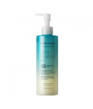 М'який пілінг-гель із гіалуроновою кислотою Super Aqua Ultra Hyalron Mild Peel MISSHA, 250 мл