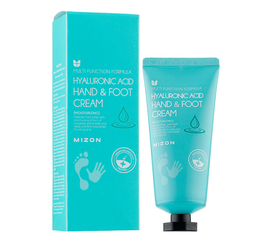 Mizon Hyaluronic Acid Hand And Foot Cream — крем для рук і ніг з гіалуроновою кислотою, 100 мл
