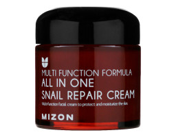 Mizon All In One Snail Repair Cream — відновлювальний крем для обличчя з муцином равлика, 75 мл