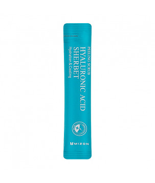 Пілінг-скраб для обличчя з гіалуроновою кислотою Mizon HYALURONIC ACID SHERBET, 5 г, 1 шт.