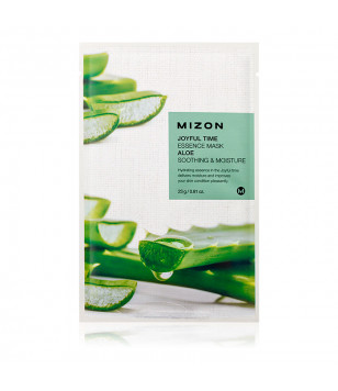Тканевая маска для лица с экстрактом алоэ вера Mizon Joyful Time Essence Mask Aloe, 23 г