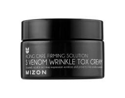 Mizon S-Venom Wrinkle Tox Cream — антивіковий крем для обличчя з ефектом ботоксу зі зміїною отрутою, 50 мл