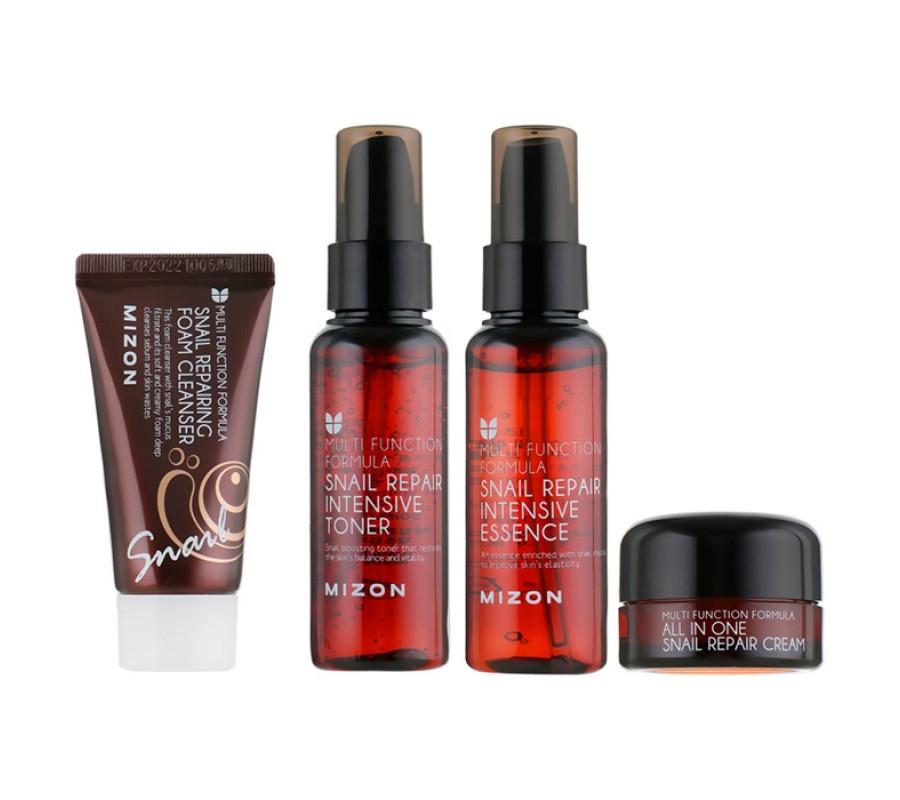 Mizon Snail Miniature Set — набор миниатюр с муцином улитки