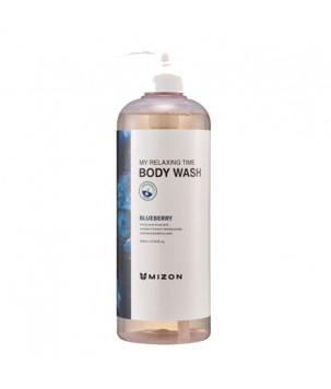 Гель для душу з екстрактом чорниці Mizon My Relaxing Time Blueberry, 800 мл