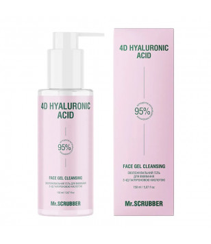 Mr.Scrubber Зволожувальний гель для вмивання 4D Hyaluronic Acid, 150 мл