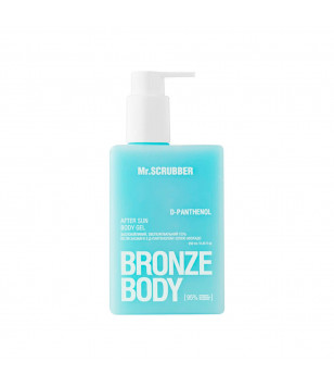 Mr.Scrubber Заспокійливий, зволожувальний гель після засмаги з д-пантенолом і олією авокадо Bronze Body, 250 мл