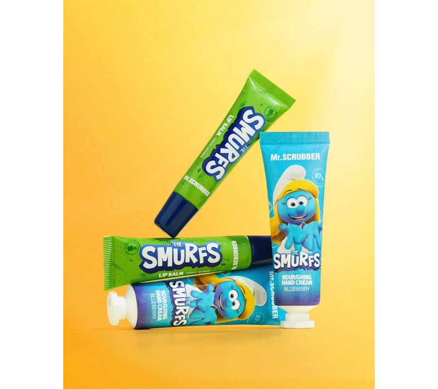 Mr.SCRUBBER Бальзам для губ The Smurfs, аромат лісових ягід, 13 мл