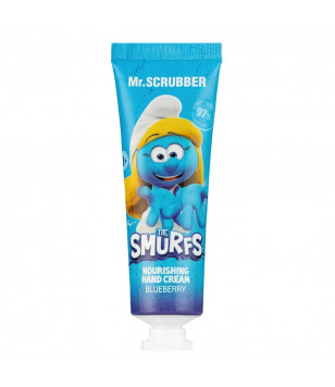 Крем для рук Mr.SCRUBBER The Smurfs, парфюмированный, питательный, черника, 30 г