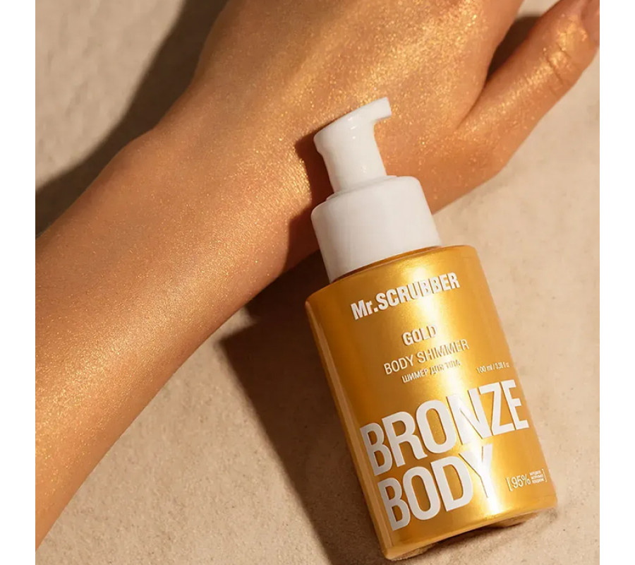 Mr.Scrubber Gold Bronze Body — шиммер для тіла, 100 мл