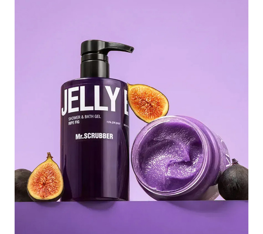 Mr.SCRUBBER Jelly Bubbles Shower Gel Ripe Fig — гель для душу, 500 мл
