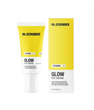 Mr.Scrubber Висвітлювальний крем для шкіри навколо очей Glow Vitamin C зі стабільним вітаміном С, 15 мл