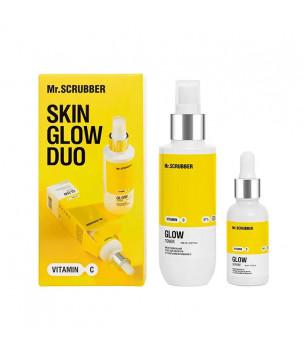 Mr.Scrubber Подарунковий набір Vitamin C Skin glow duo (Висвітлювальний тонер 150 мл + Сироватка 30 мл)