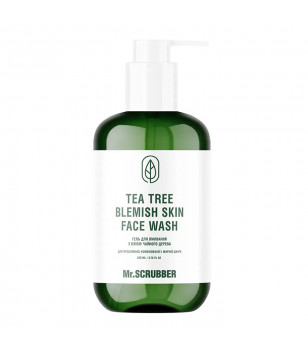 Mr.Scrubber Гель для вмивання з олією чайного дерева Tea Tree Blemish Skin Face Wash, 200 мл