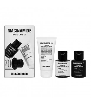 Mr.Scrubber Подарочный набор Niacinamide Basic Care Kit (гель 50 мл + тоник 50 мл + крем 50 г)