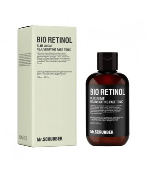 Mr.Scrubber Омолоджувальний тонік для обличчя Bio Retinol з екстрактом синіх водоростей, 200 мл