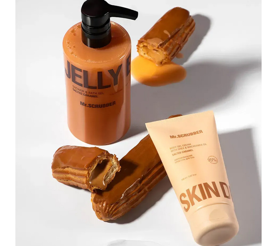 Mr.SCRUBBER Jelly Bubbles Shower Gel Salted Caramel — гель для душу, 500 мл