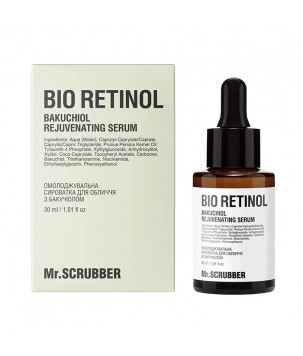 Mr.Scrubber Омолоджувальна сироватка для обличчя Bio Retinol з бакучіолом, 30 мл
