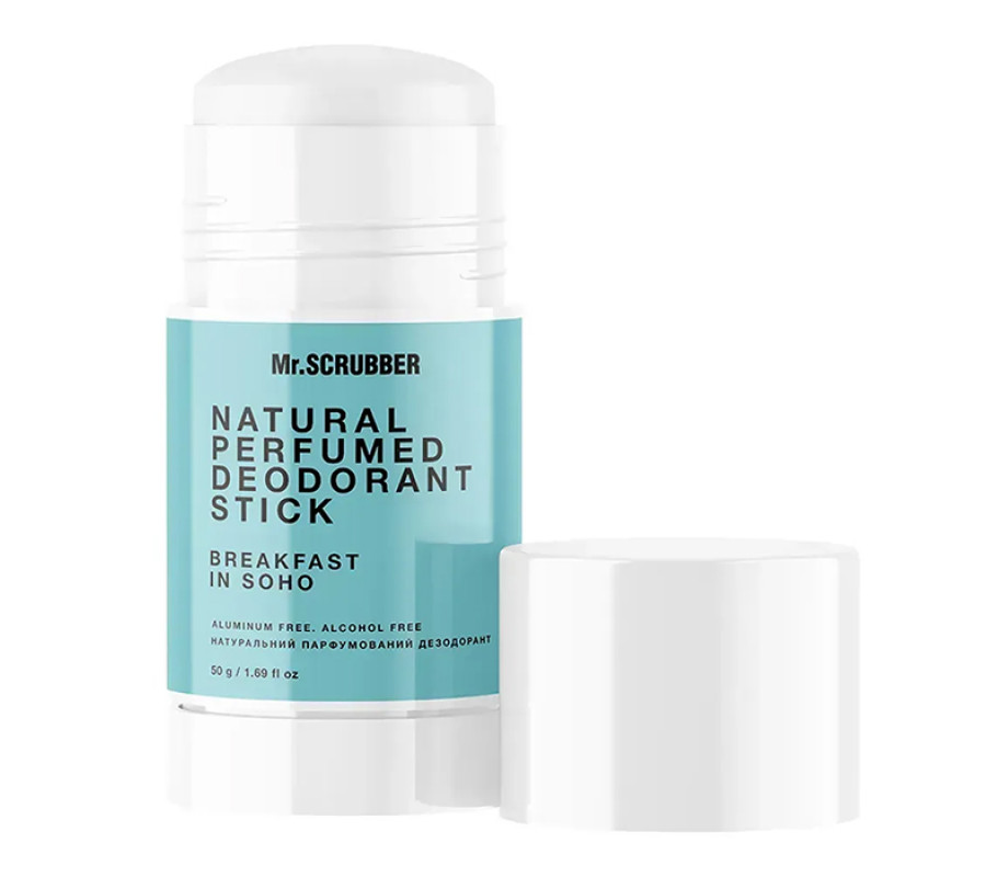Mr.SCRUBBER Breakfast In Soho Natural Perfumed Deodorant — натуральний парфумований дезодорант, 50 мл