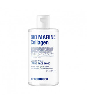 Mr.Scrubber Ліфтинг-тонік для обличчя Bio Marine Collagen з морським колагеном і клітинною водою, 250 мл