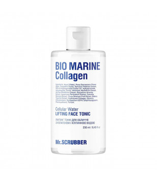 Mr.Scrubber Ліфтинг-тонік для обличчя Bio Marine Collagen з морським колагеном і клітинною водою, 250 мл