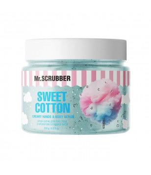 Mr.Scrubber Крем-скраб для рук і тіла з ароматом солодкої вати Sweet Cotton, 250 г
