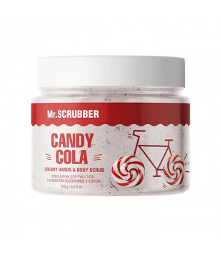 Mr.Scrubber Крем-скраб для рук і тіла з ароматом льодяників з колою Candy cola, 250 г