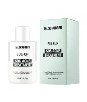 Mr.Scrubber Точковий засіб від прищів SOS Acne Treatment Sulfur, 30 мл