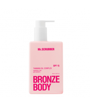 Mr.Scrubber Комплекс олій для засмаги SPF 15 Bronze Body, 150 мл